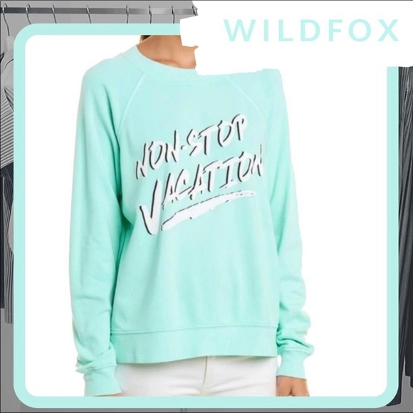 Wildfox Sweaters - WILDFOX Non-Stop Vacation Sommers Sweater LG NWT
